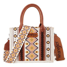 Load image into Gallery viewer, Wrangler Southwestern Print Small Canvas Tote/Crossbody

