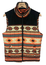 Load image into Gallery viewer, Men&#39;s Western Aztec Puffer Vest
