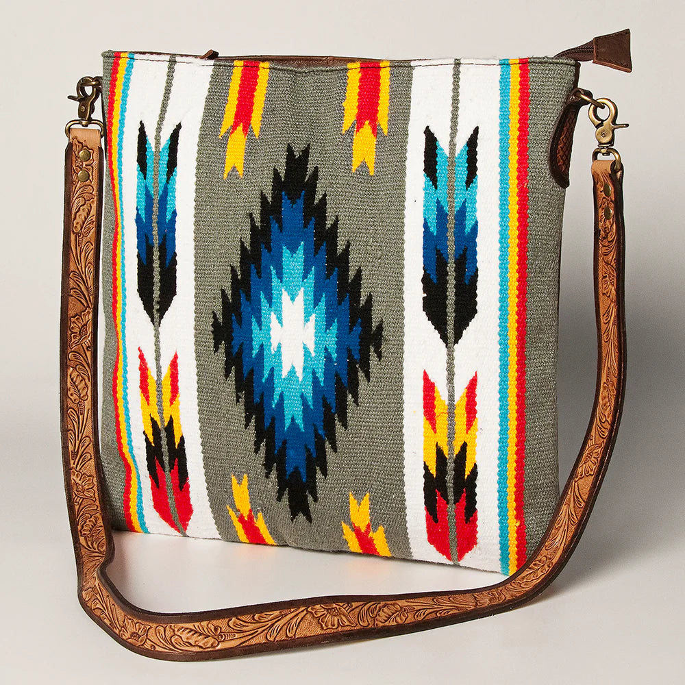 Saddle Blanket Double Concealed Carry Crossbody 27BA