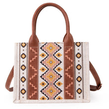 Load image into Gallery viewer, Wrangler Southwestern Print Small Canvas Tote/Crossbody
