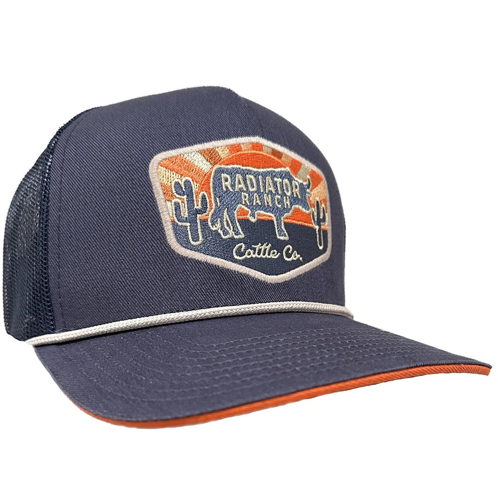 Radiator Ranch Navy/Grey Rope Cap