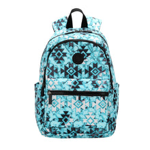 Load image into Gallery viewer, Turquoise Aztec Distress Backpack
