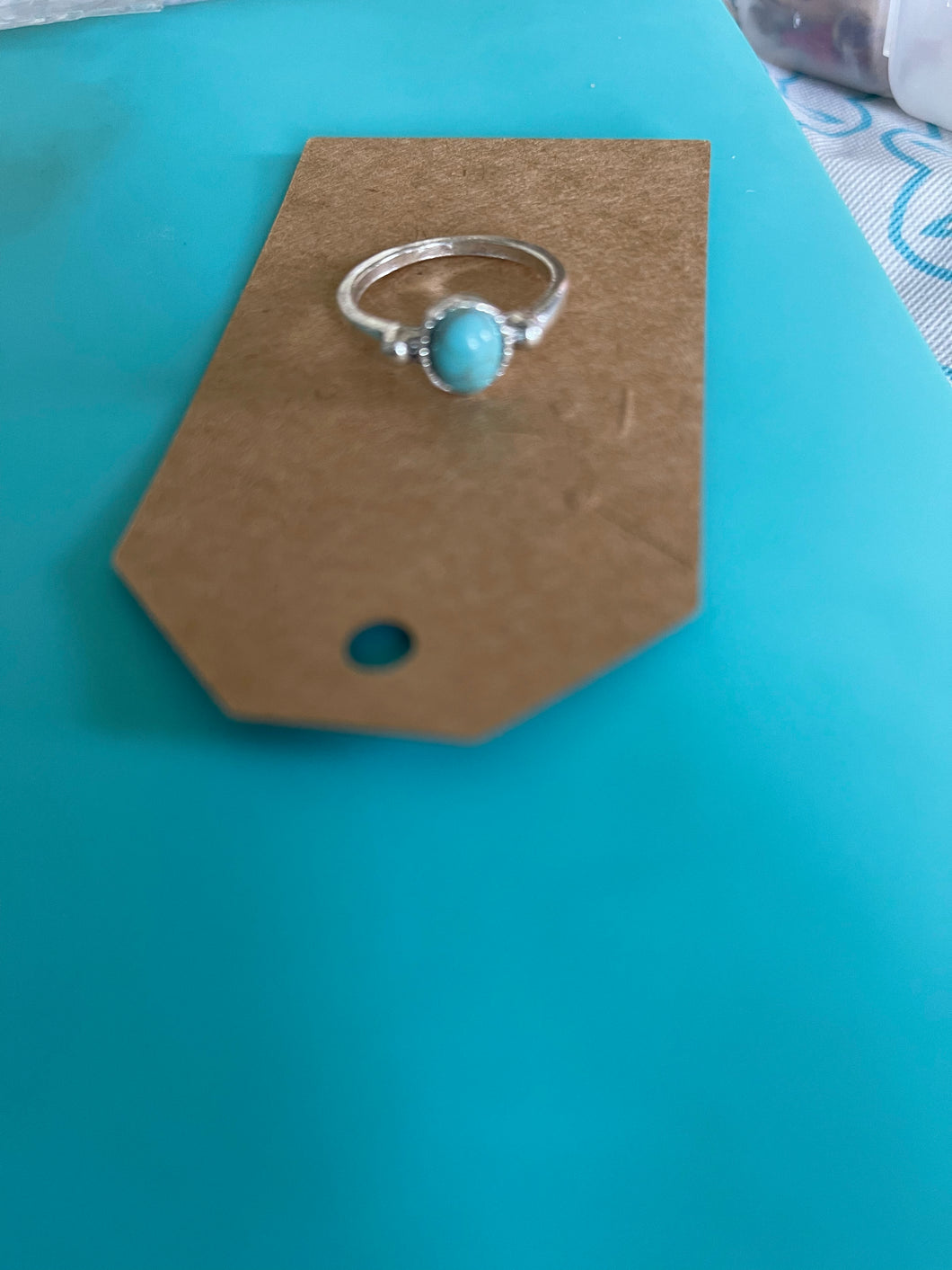 Solitude turquoise ring