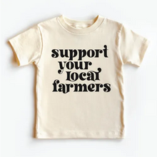 Load image into Gallery viewer, Support Your Local Farmers Youth Tee
